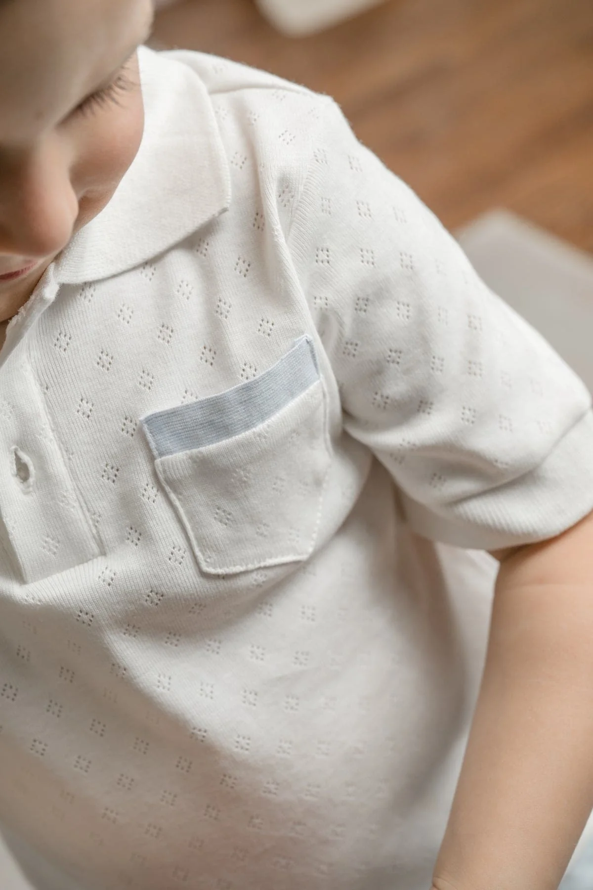 Charlotte White Boys' Polo Shirt - Image 4