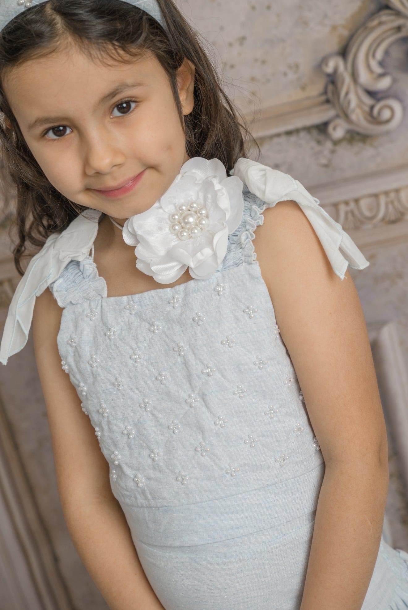 Charlotte Baby Blue Skirt and Top Set - Image 14