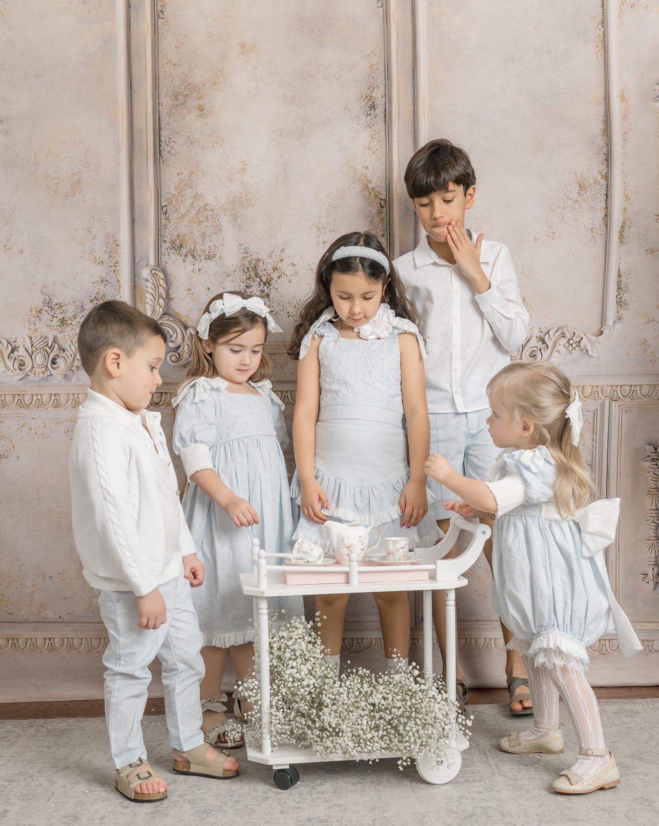 Charlotte Baby Blue Skirt and Top Set - Image 16