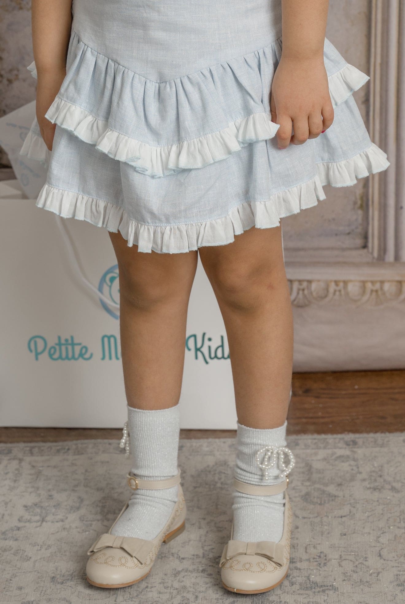 Charlotte Baby Blue Skirt and Top Set - Image 18