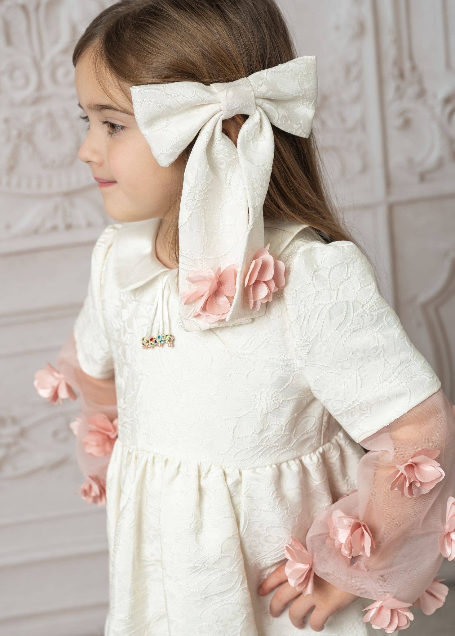 Cherry Blossom Hair Bow - Image 2