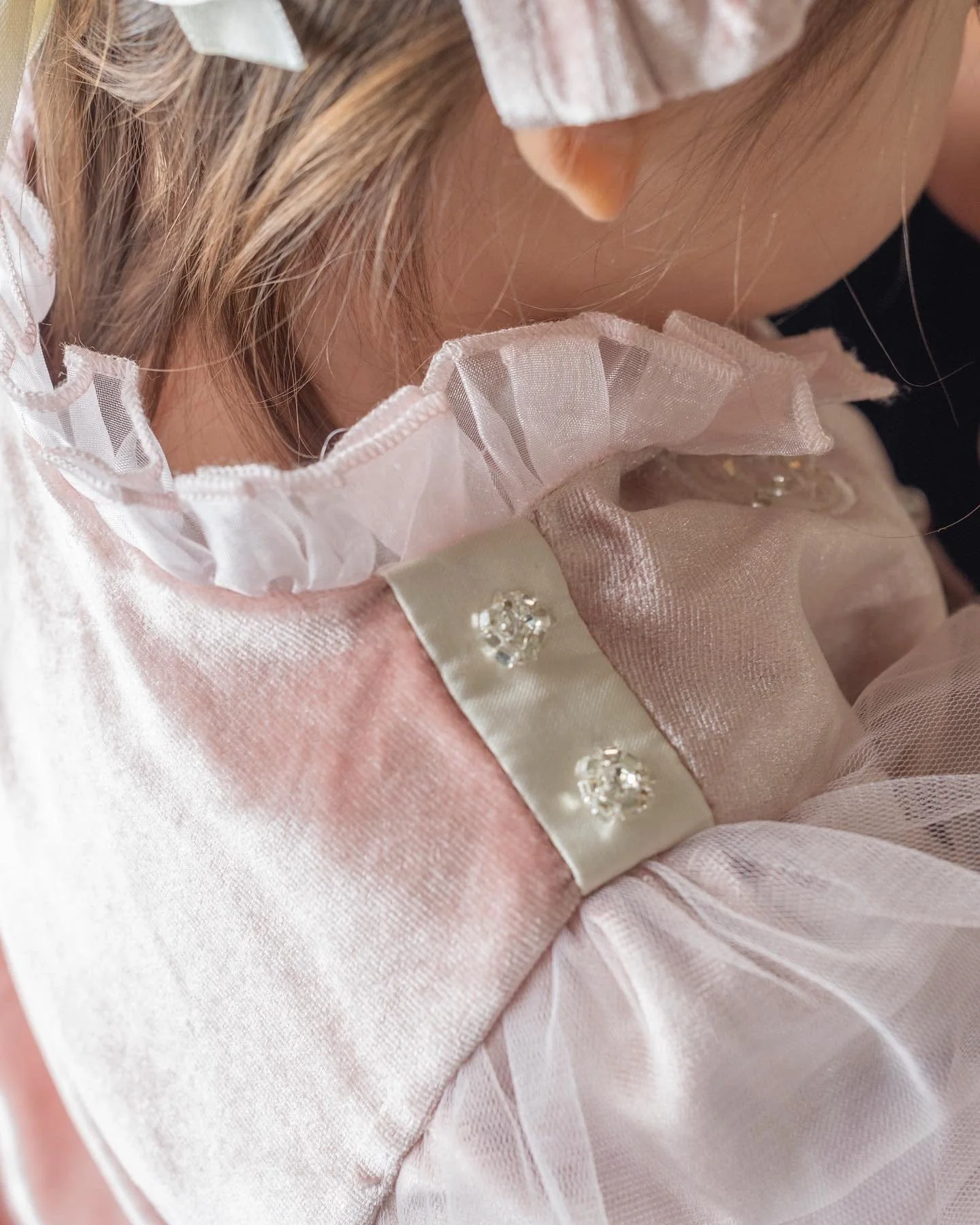 Clara Pink Velour Jacket and Bloomers Set - Image 4