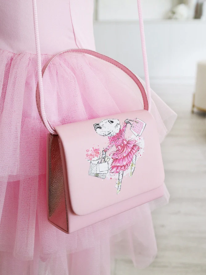 Claris Pink Mini Handbag - Image 2