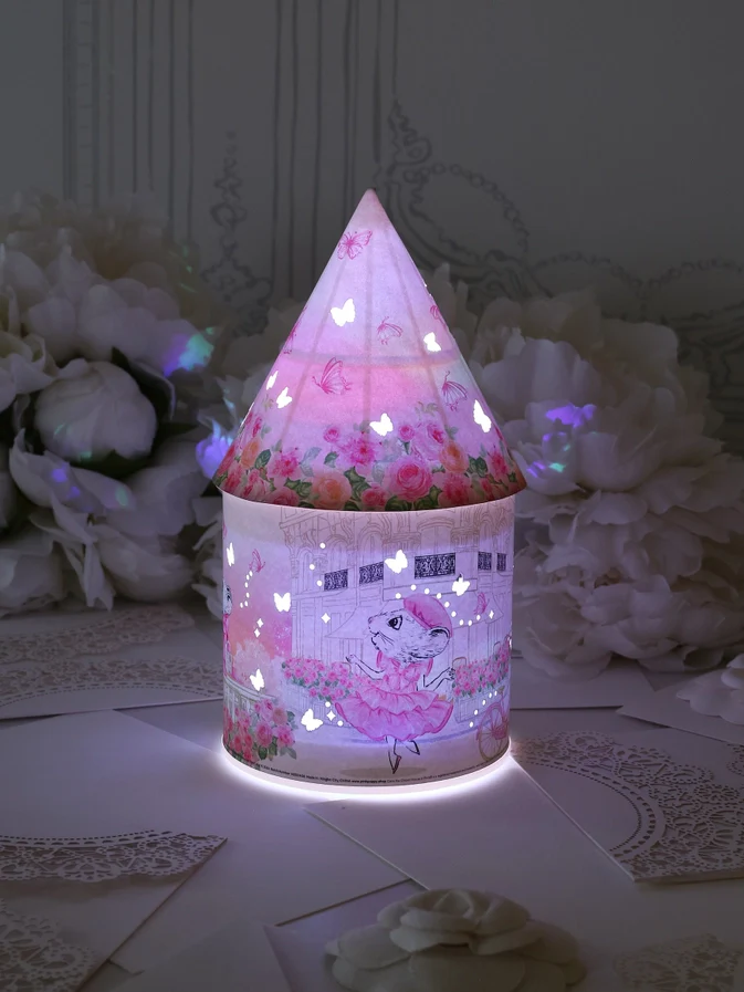 Claris the Chicest Mouse in Paris Colour Changing Led Lantern - Image 6