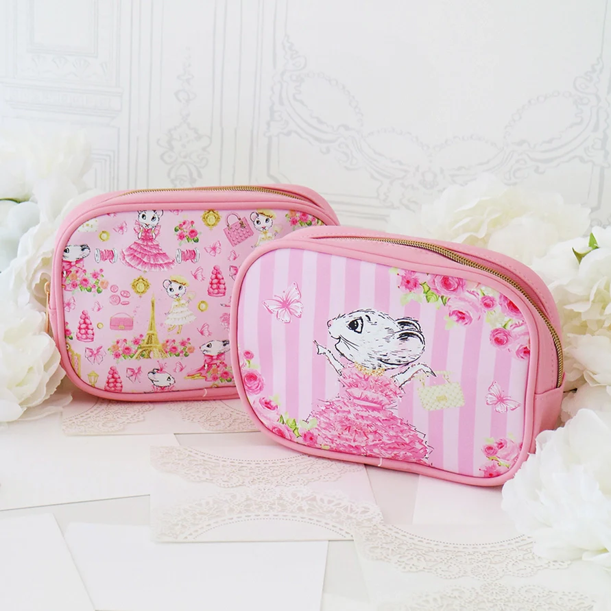 Claris the Chicest Mouse in Paris Cosmetic Pouches - Image 2