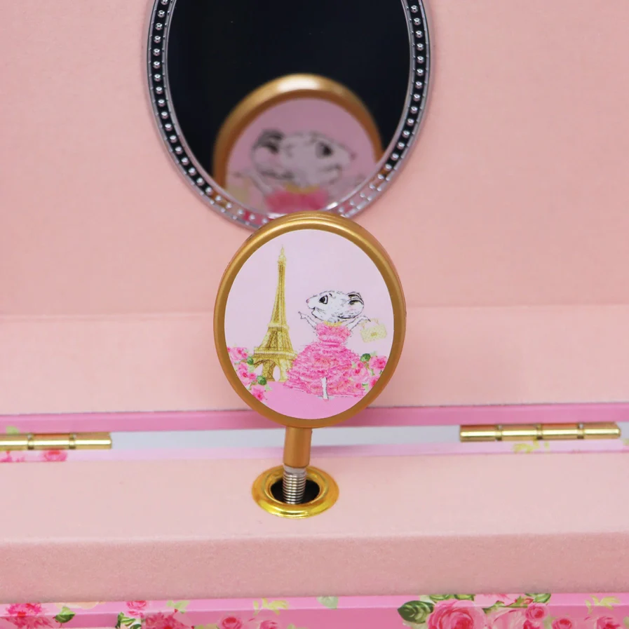 Claris the Chicest Mouse in Paris Pearl Musical Jewelry Box - Image 5