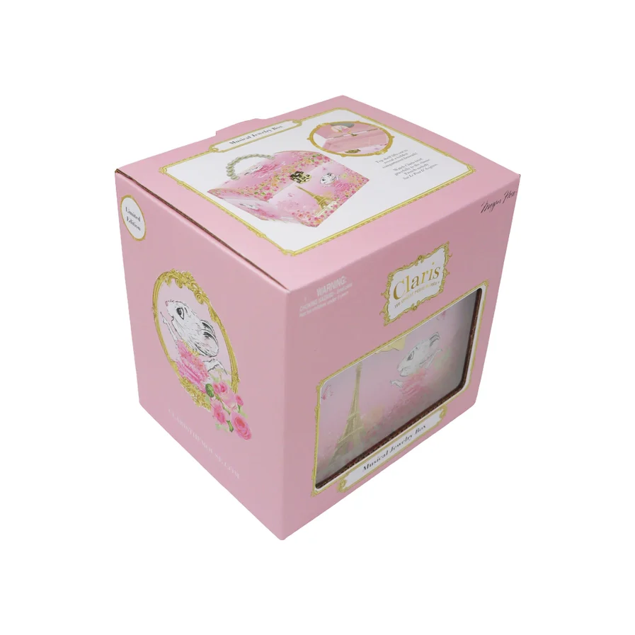 Claris the Chicest Mouse in Paris Pearl Musical Jewelry Box - Image 7