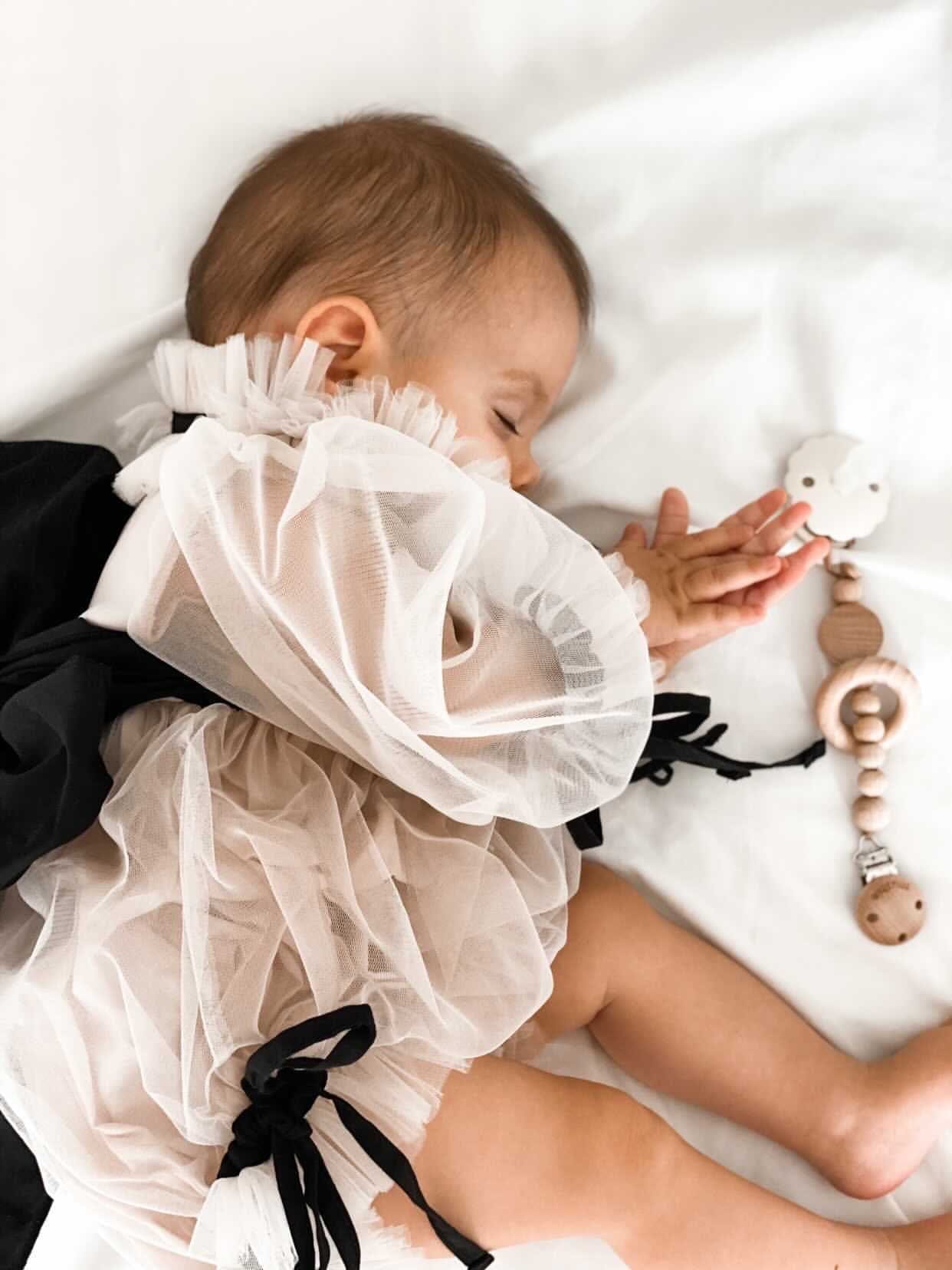 Coco-Caramel Tulle Romper - Image 14