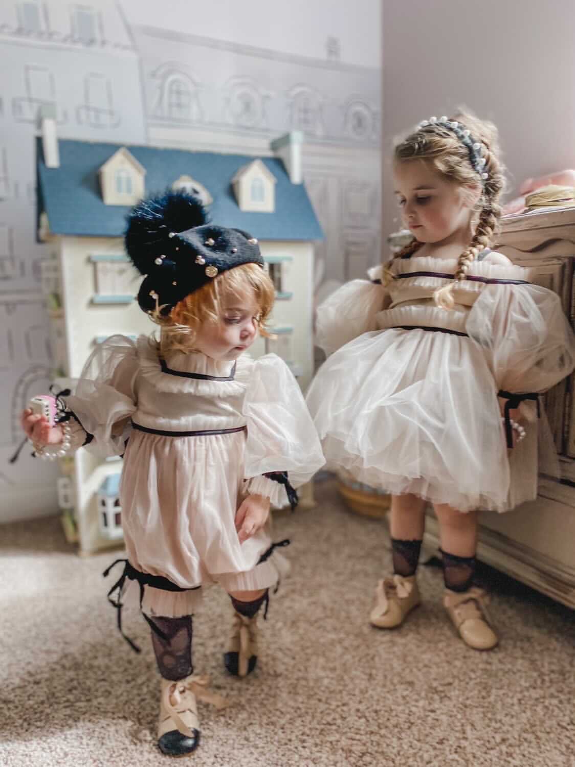 Coco-Caramel Tulle Romper - Image 21