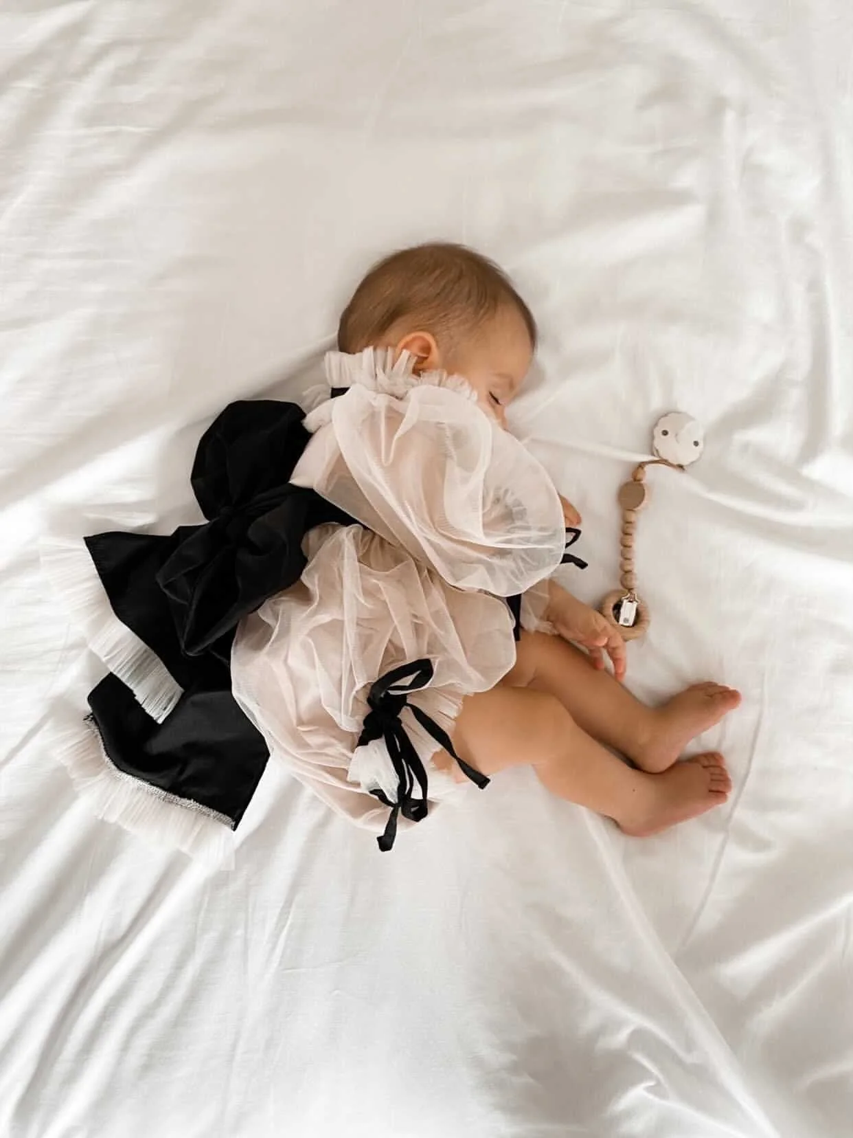 Coco-Caramel Tulle Romper - Image 23