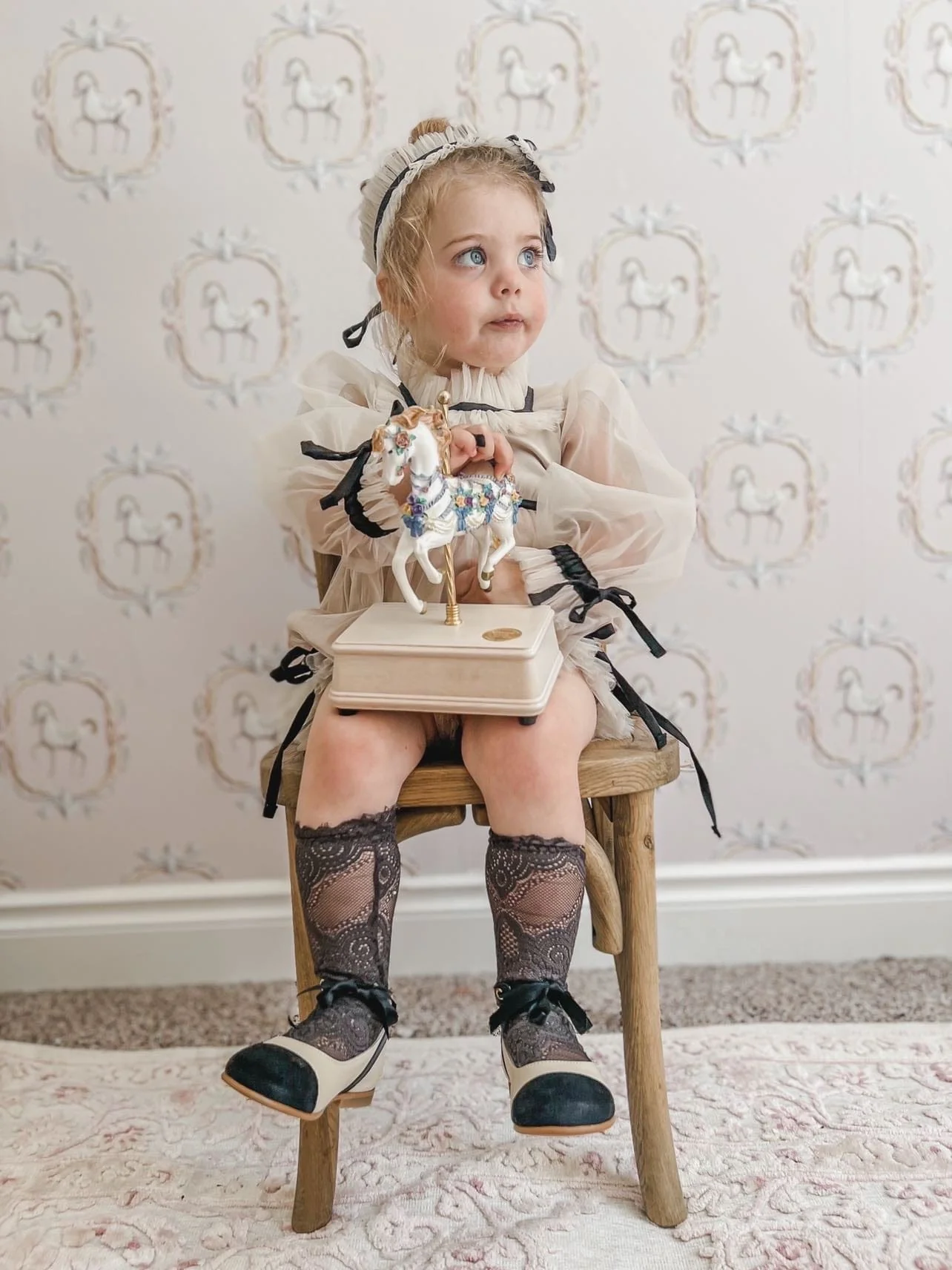 Coco-Caramel Tulle Romper - Image 26