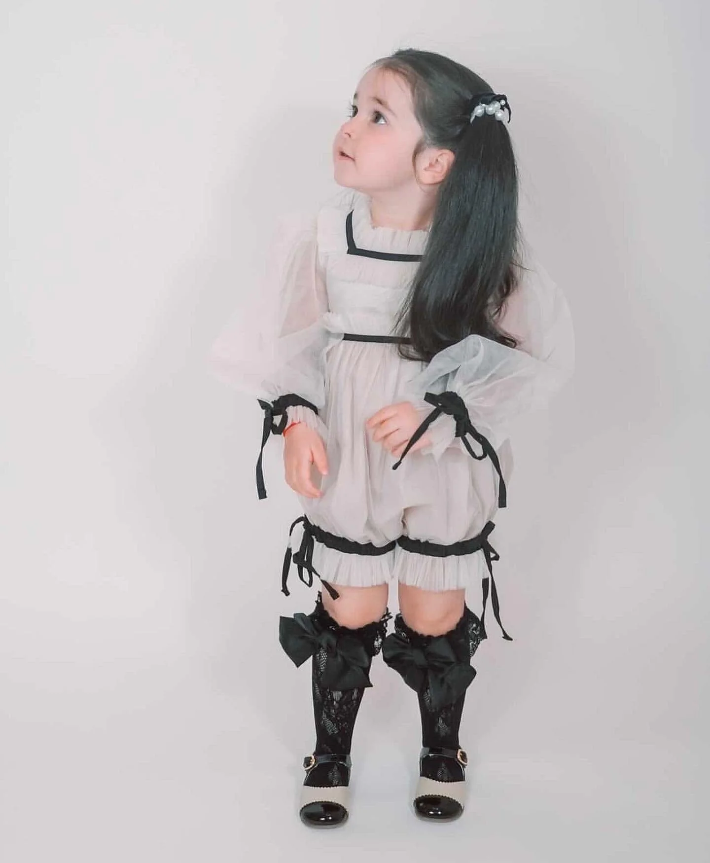 Coco-Caramel Tulle Romper - Image 8