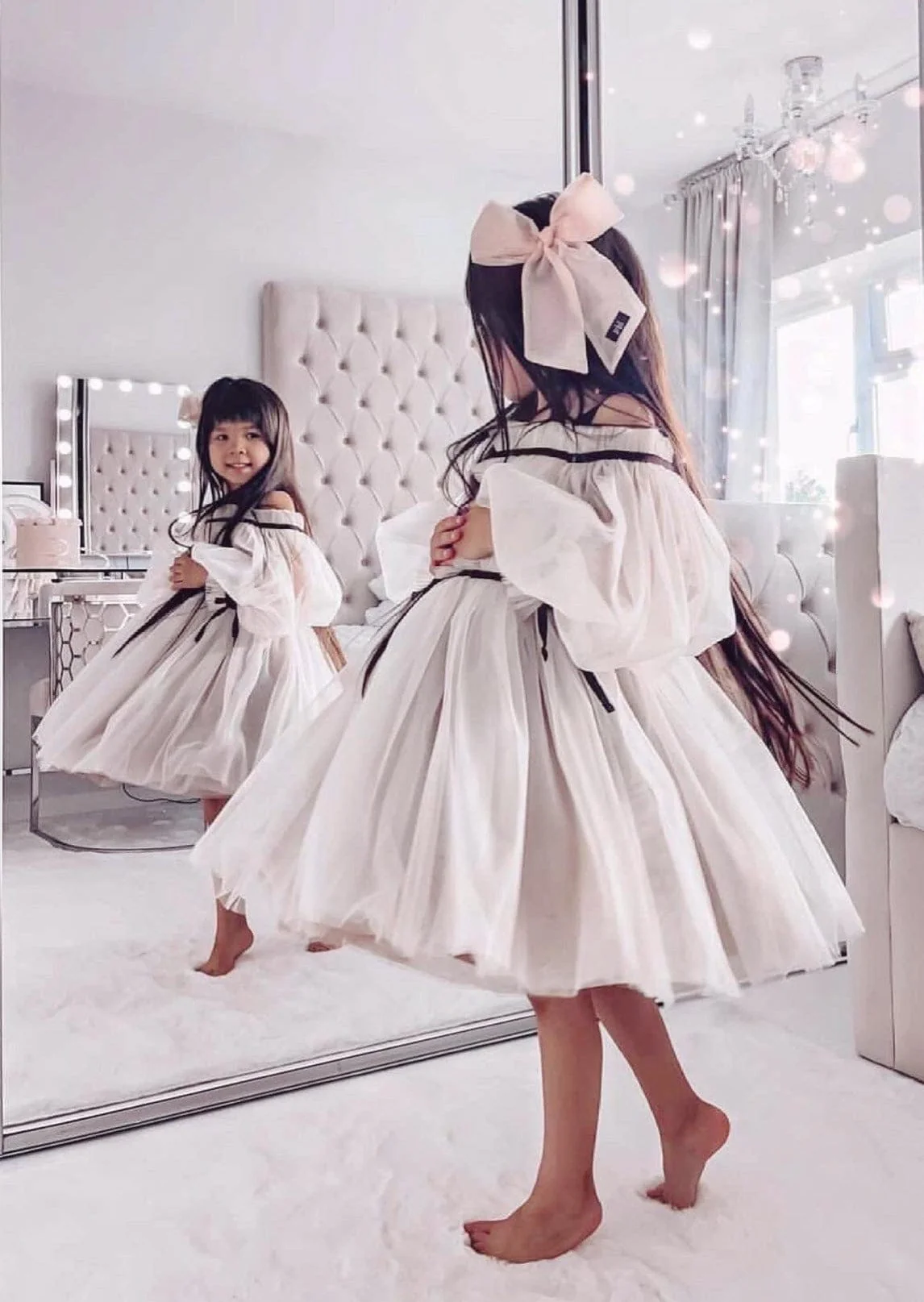 Coco-Caramel Tulle Dress - Image 18