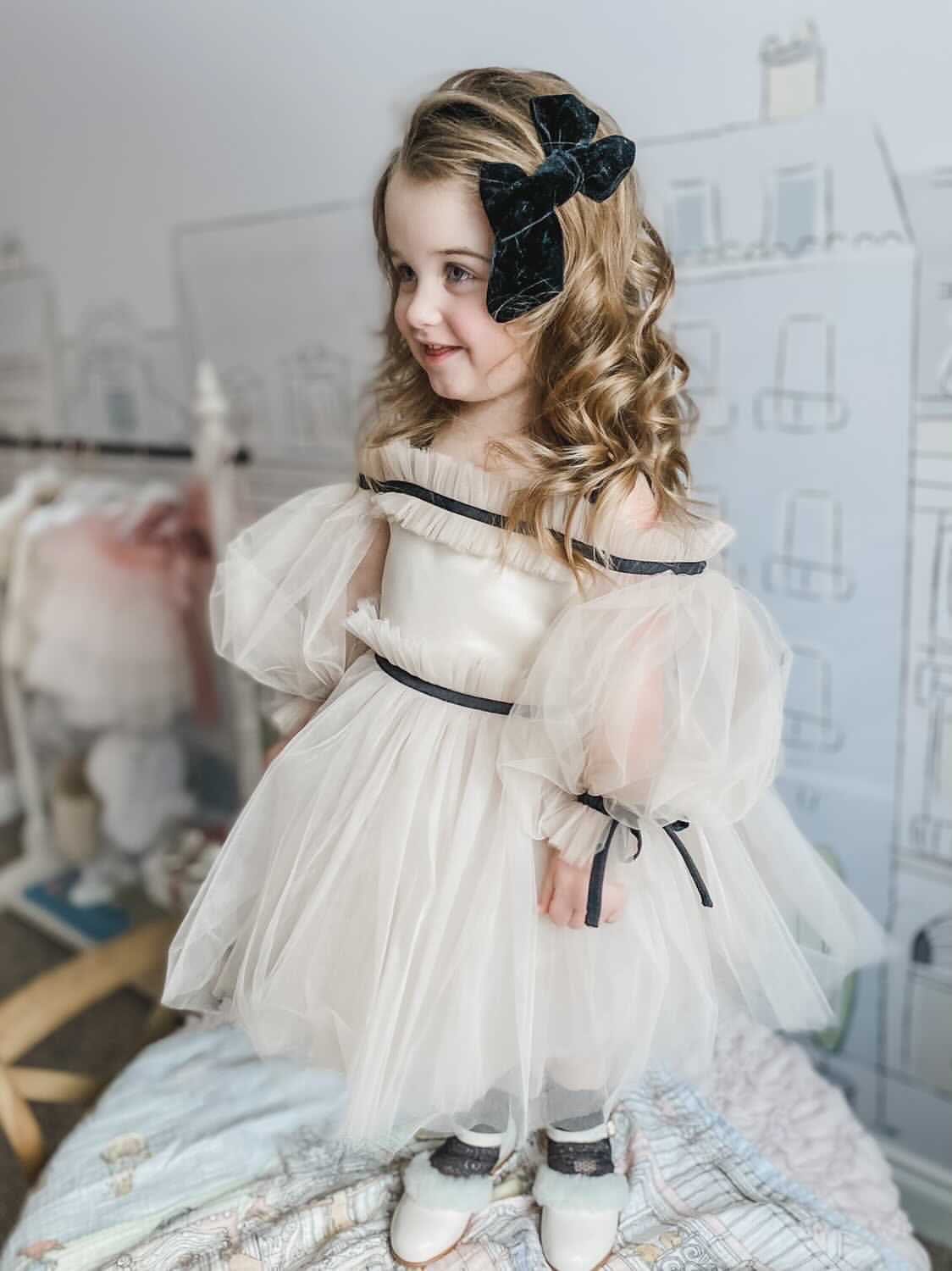 Coco-Caramel Tulle Dress - Image 20