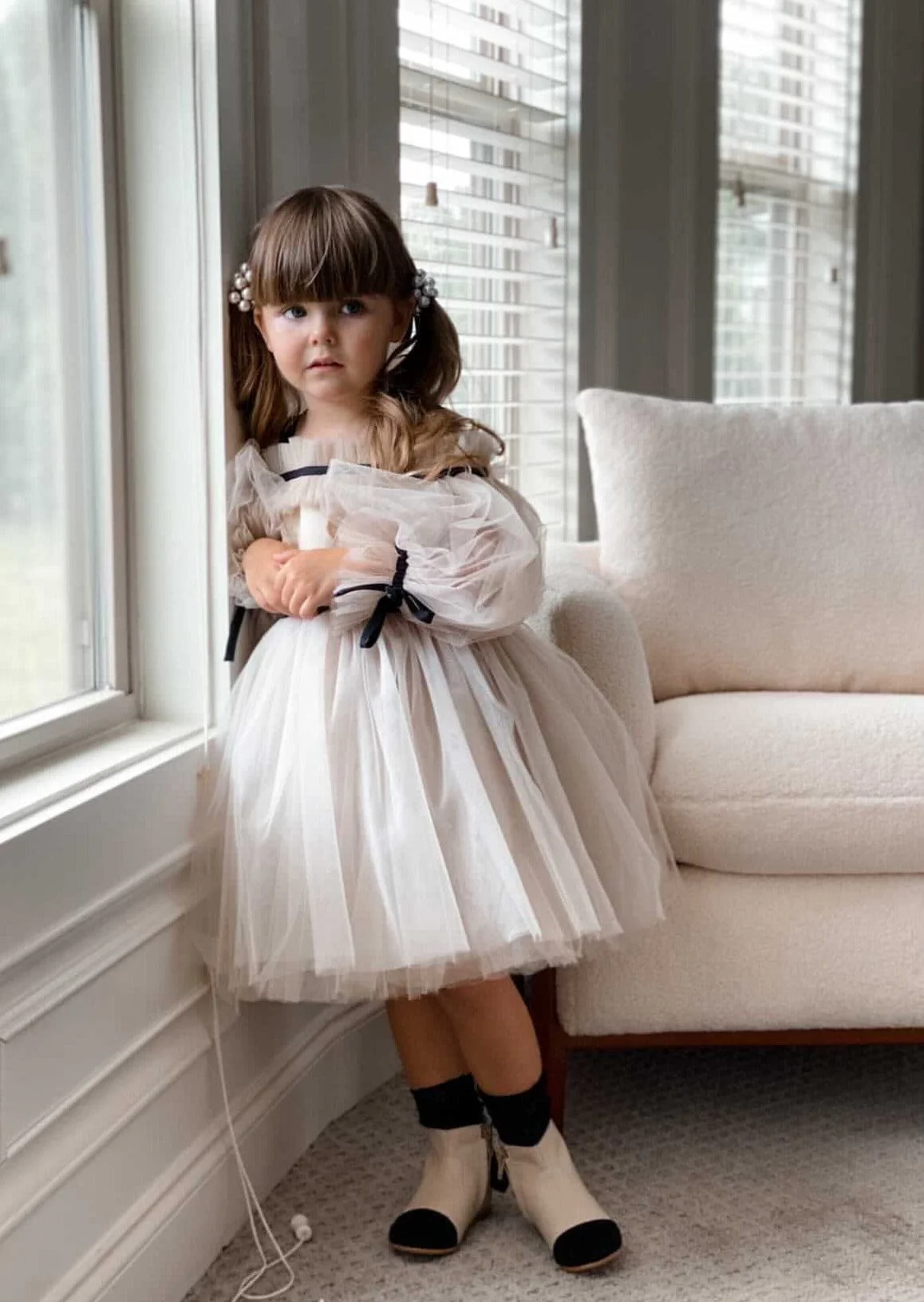 Coco-Caramel Tulle Dress - Image 21