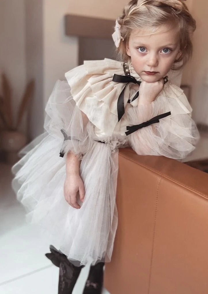 Coco-Caramel Tulle Dress - Image 22