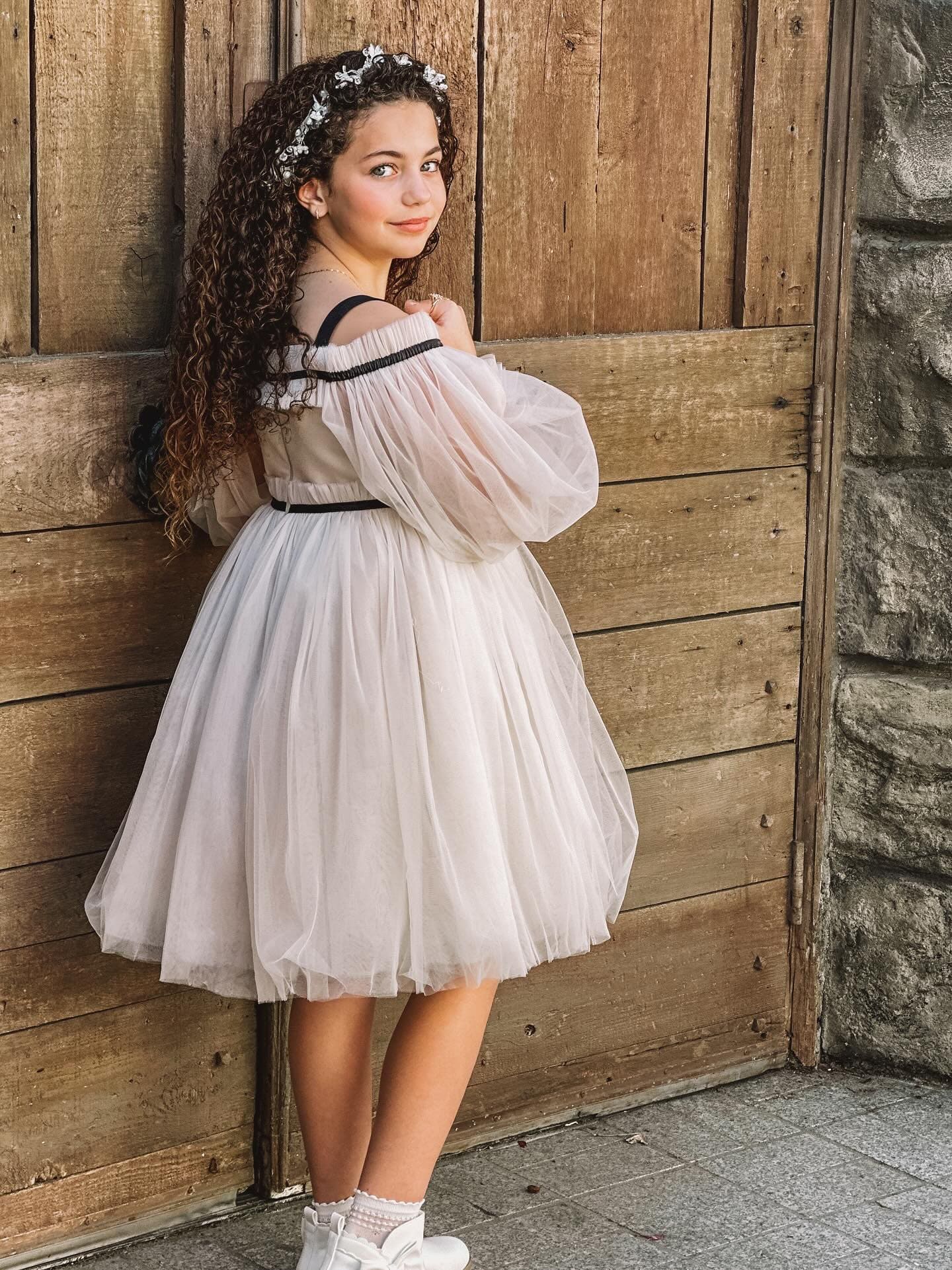Coco-Caramel Tulle Dress - Image 32