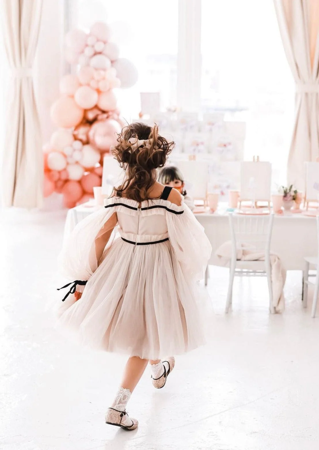 Coco-Caramel Tulle Dress - Image 8