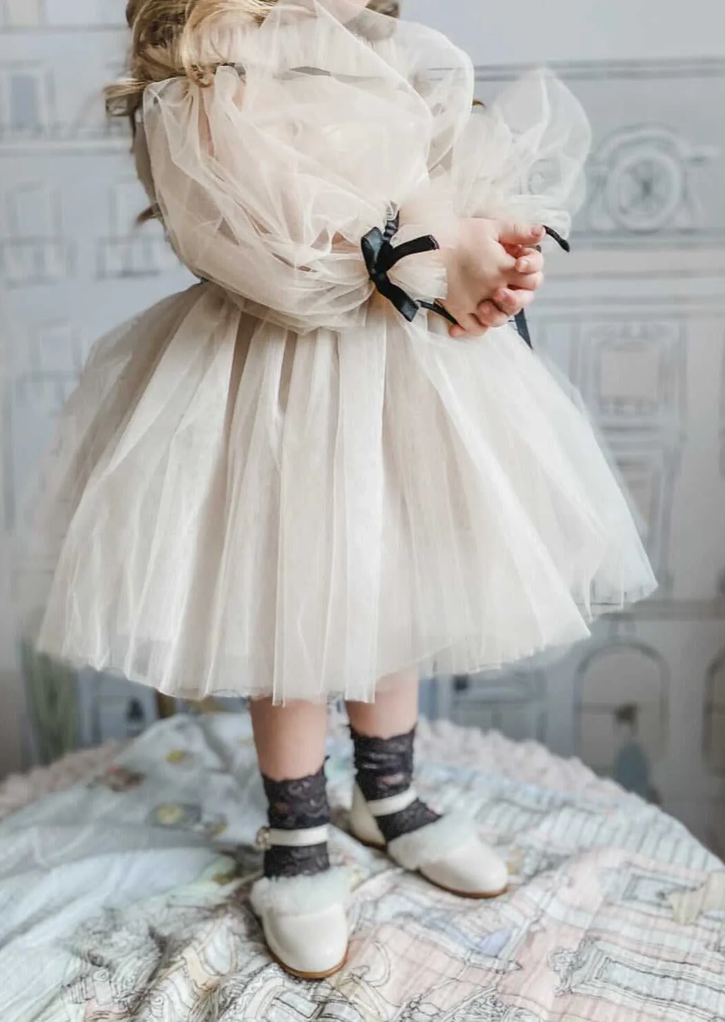 Coco-Caramel Tulle Dress - Image 9