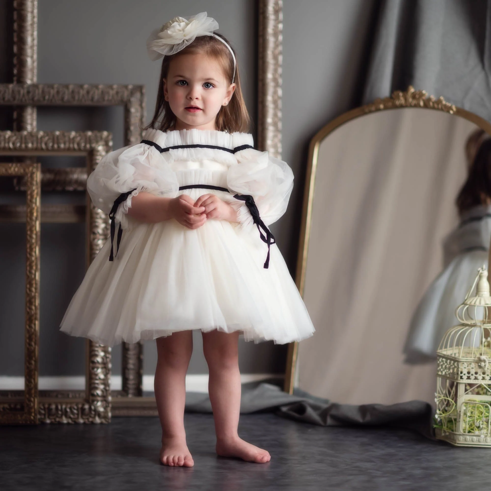 Coco-Ivory Tulle Dress - Image 3