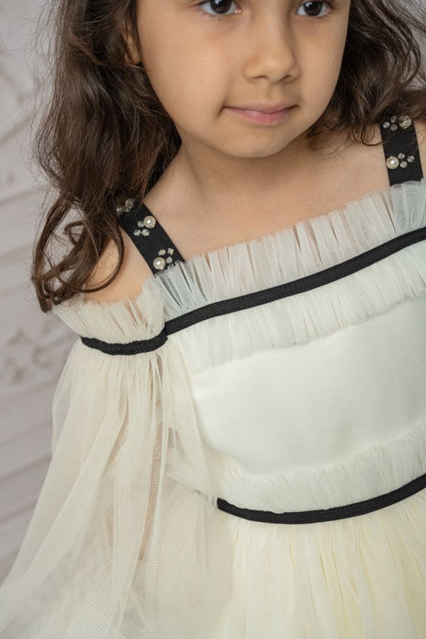 Coco-Ivory Tulle Dress - Image 11