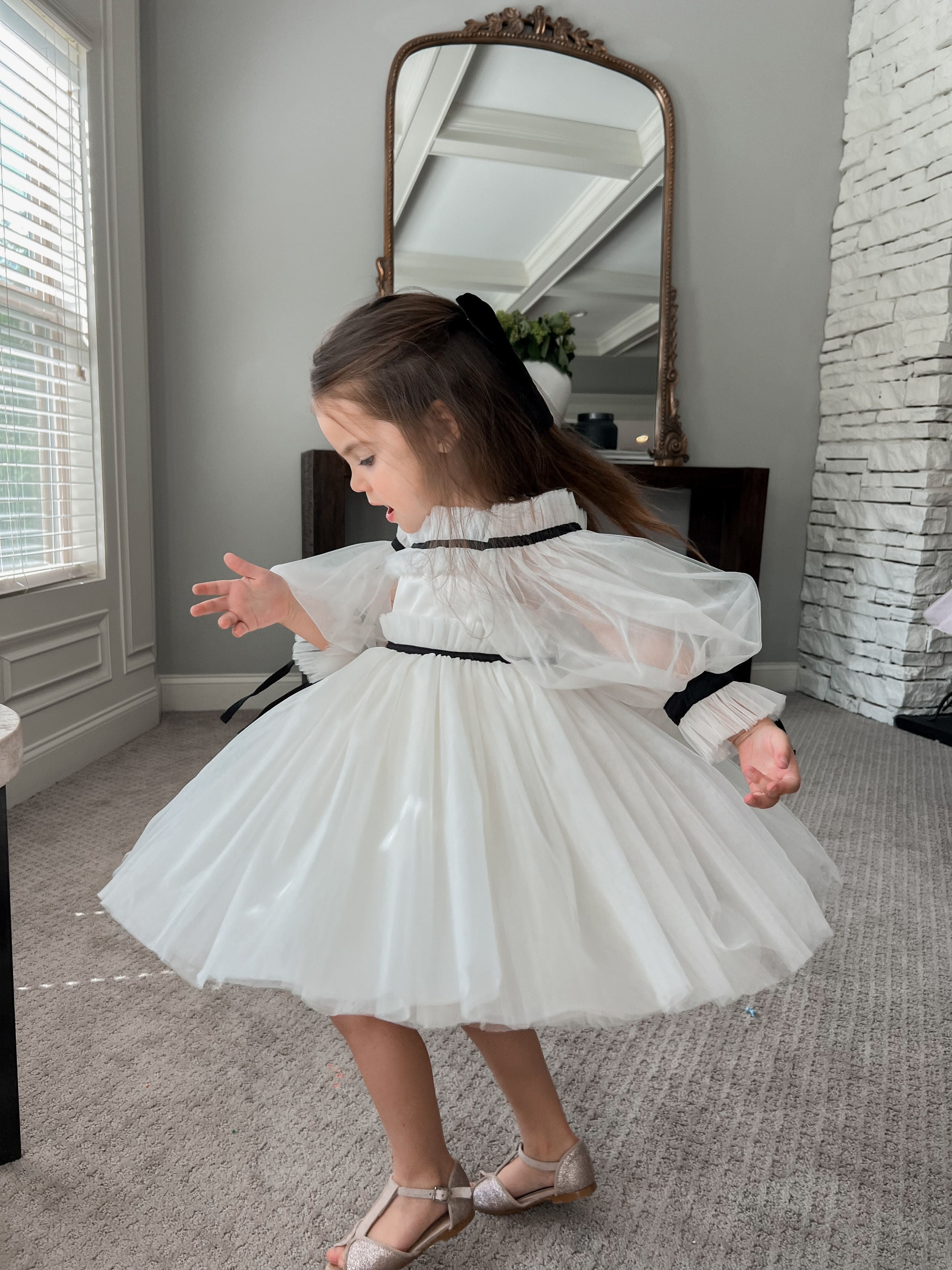 Coco-Ivory Tulle Dress - Image 14