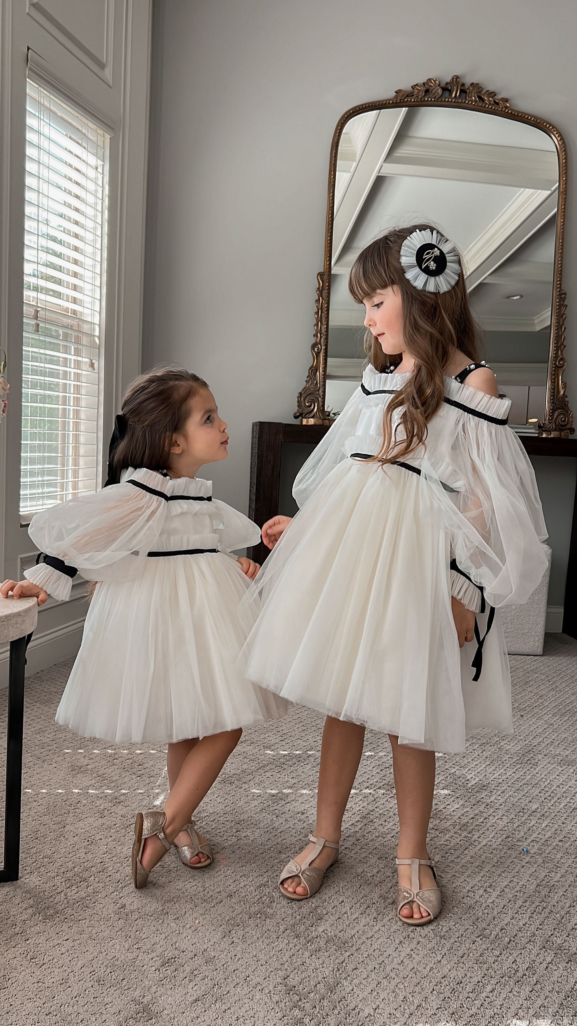Coco-Ivory Tulle Dress - Image 4