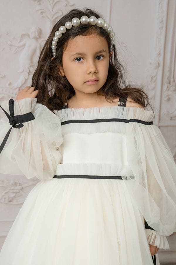 Coco-Ivory Tulle Dress - Image 5