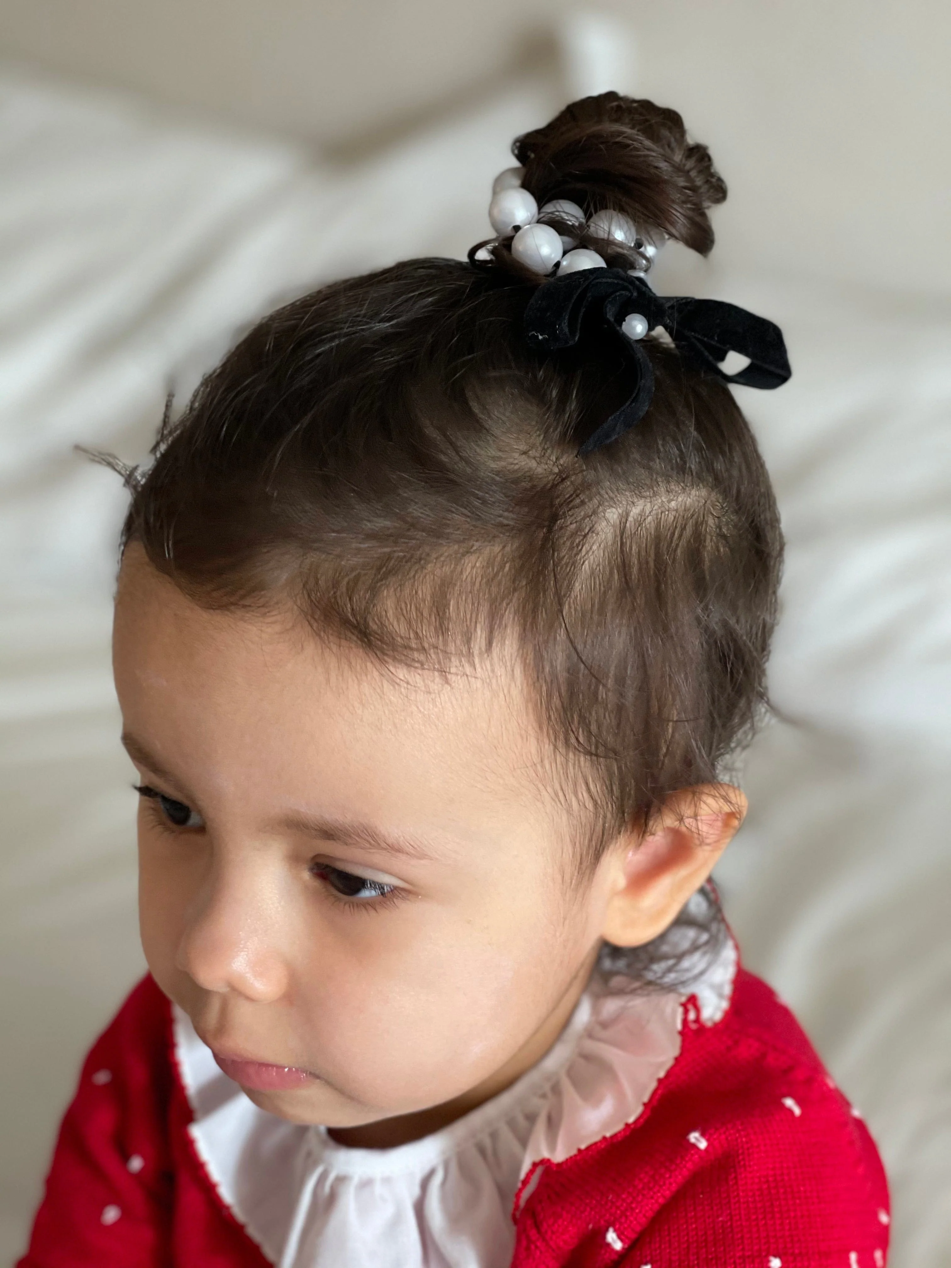 Coco Pearl Hair Scunchie - Image 3
