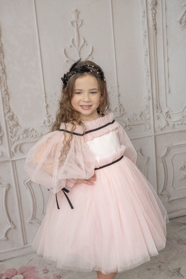 Coco-Pink Tulle Dress - Image 16