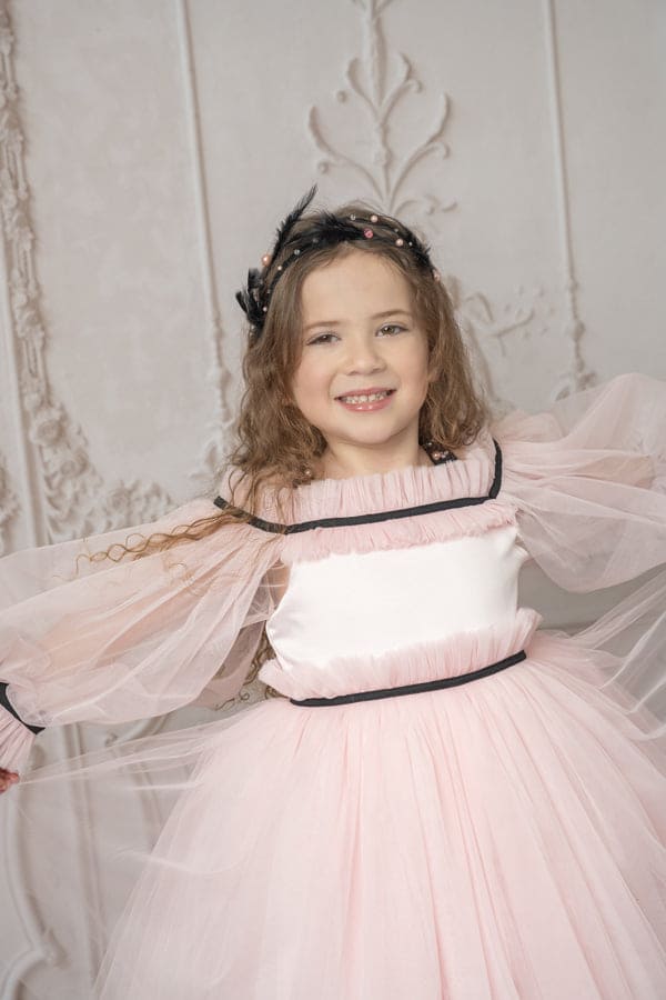 Coco-Pink Tulle Dress - Image 17