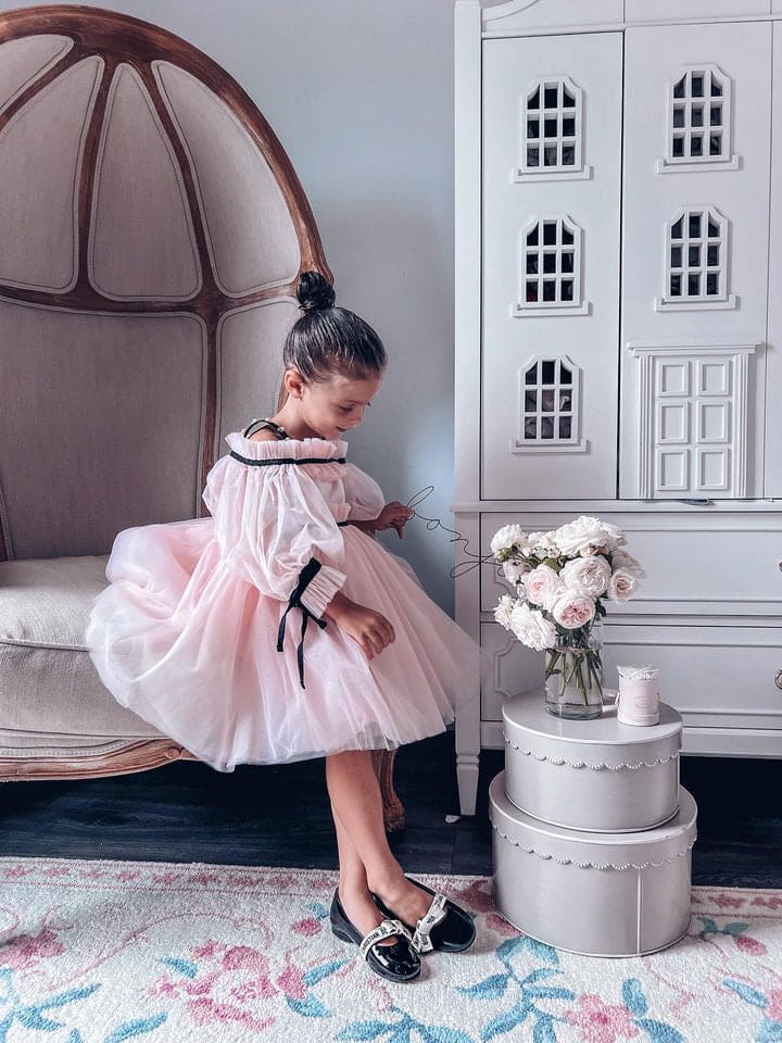 Coco-Pink Tulle Dress - Image 7
