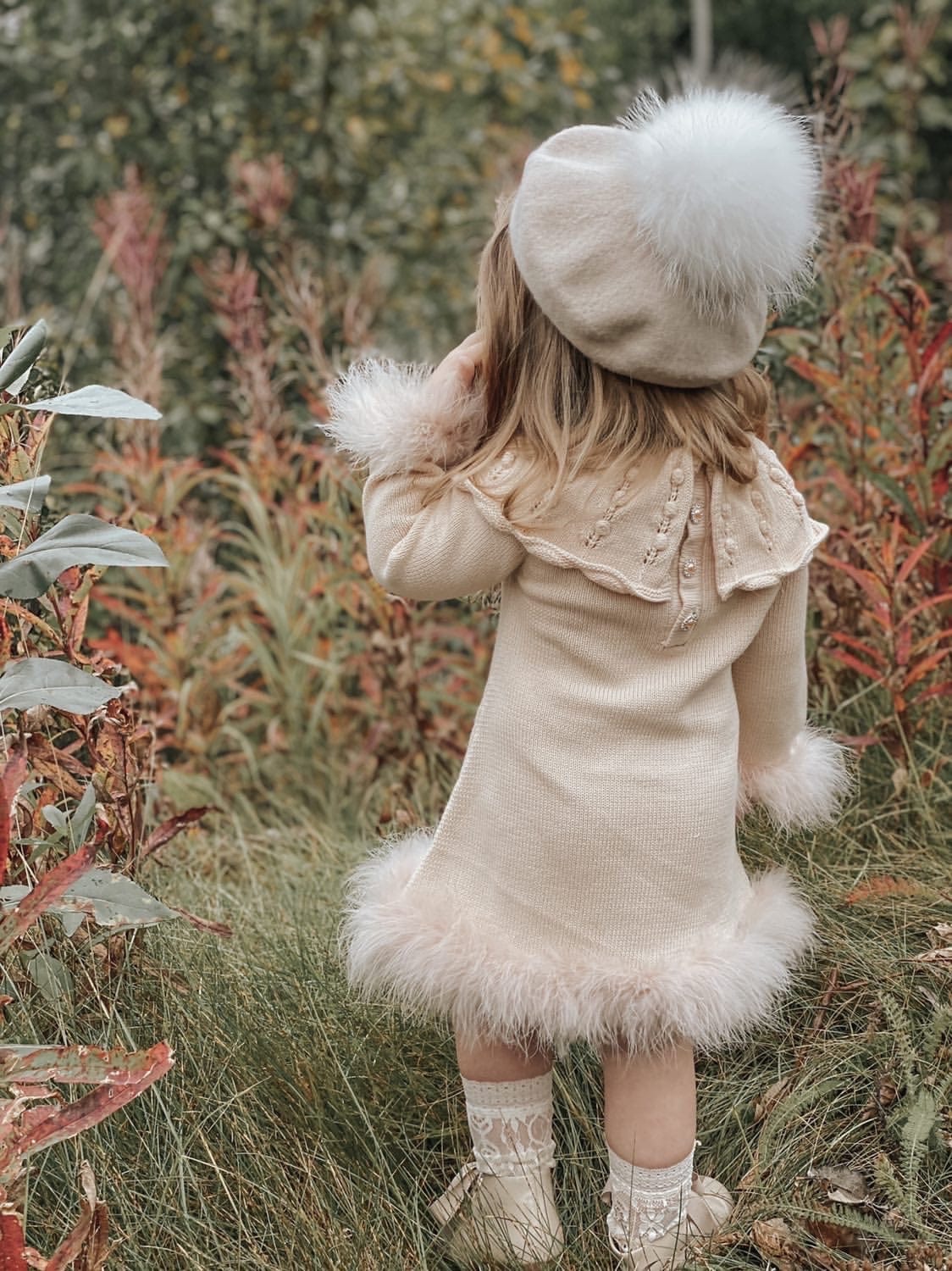 Cream Wool Beret - Image 10