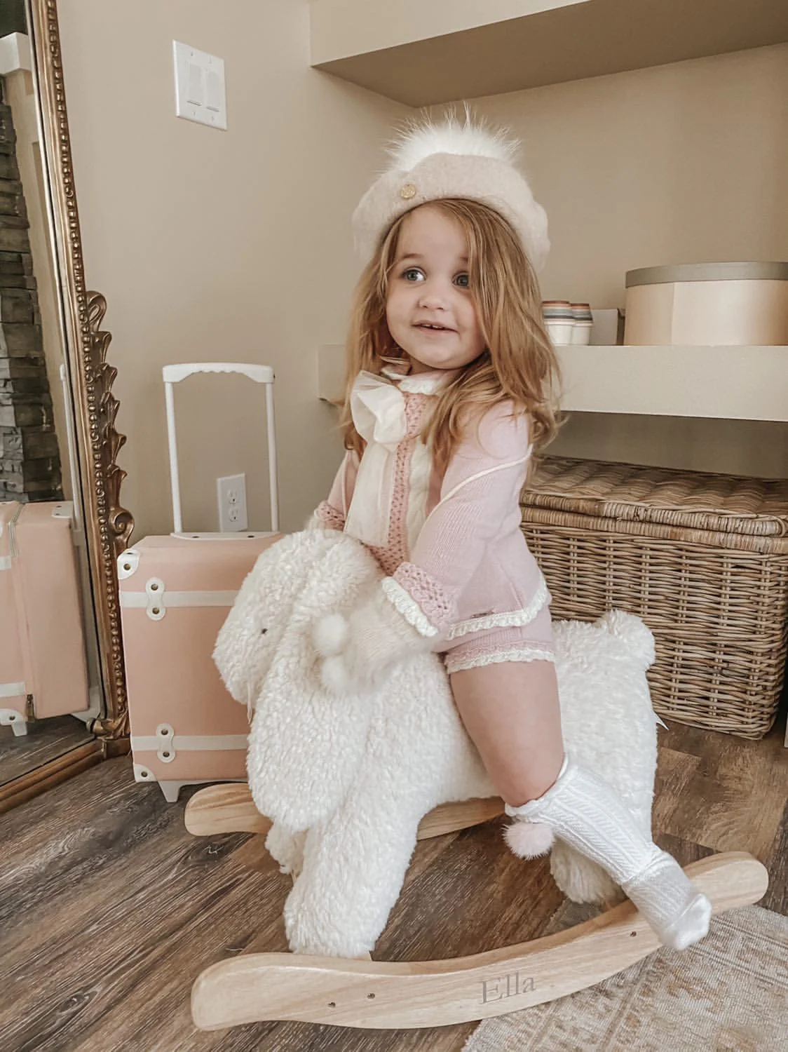 Cream Wool Beret - Image 8