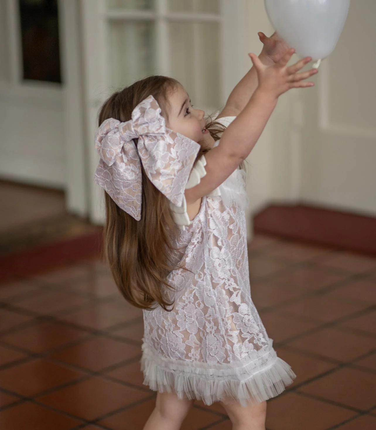 Dove Lace Overlay Beige Dress - Image 12