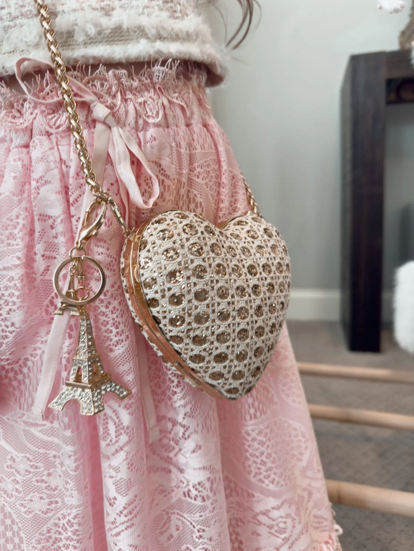 Gold Heart Bag - Image 3