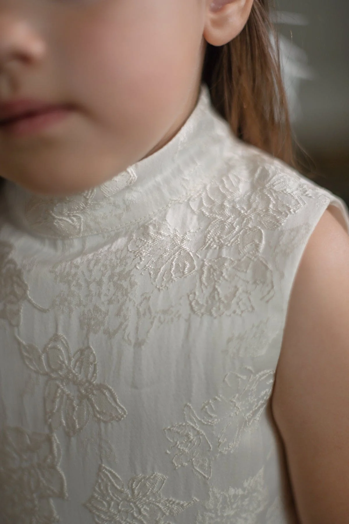 Eliza Ivory Feather Dress - Image 3