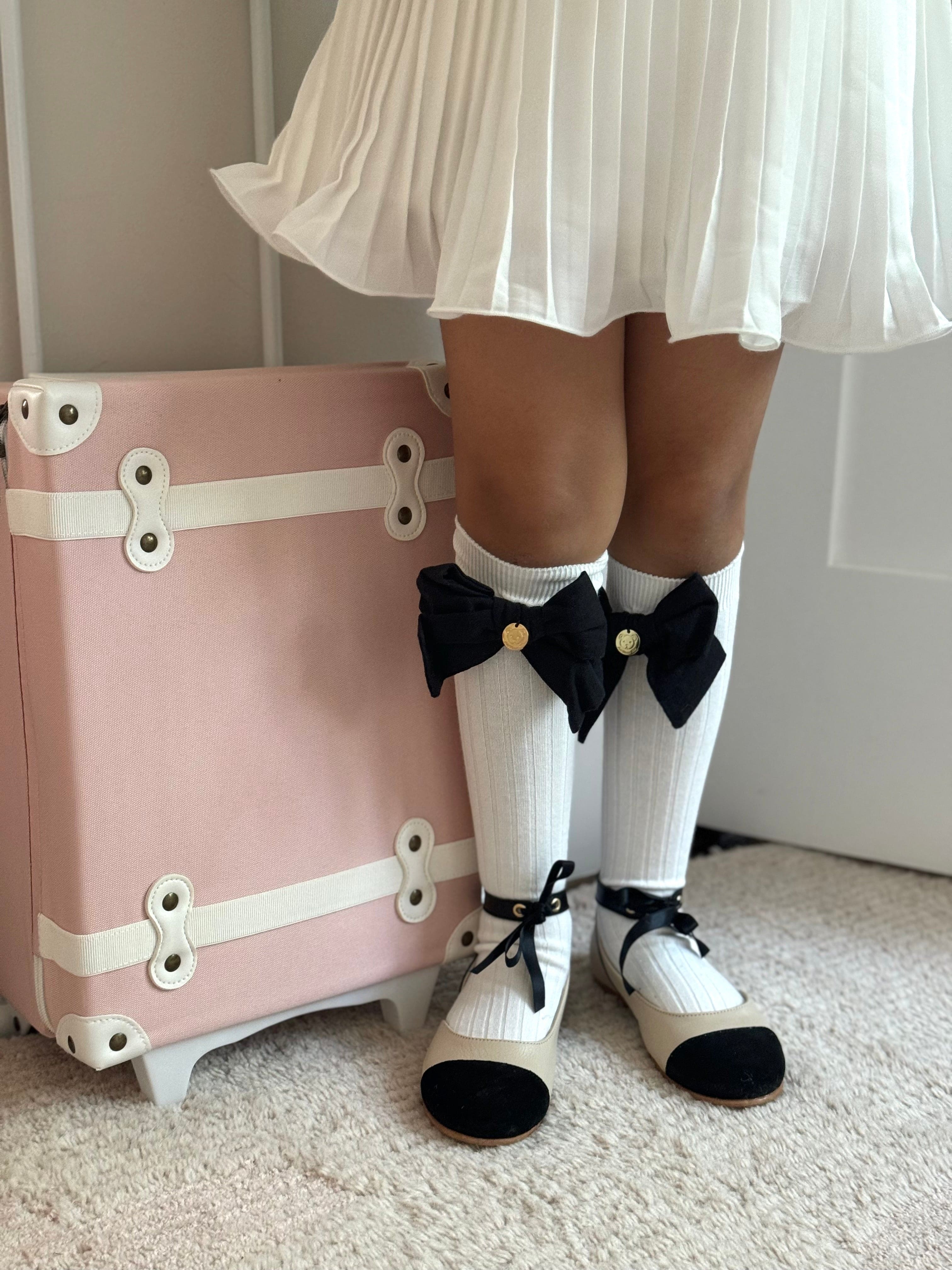 Emma Linen Bow Socks - Image 14