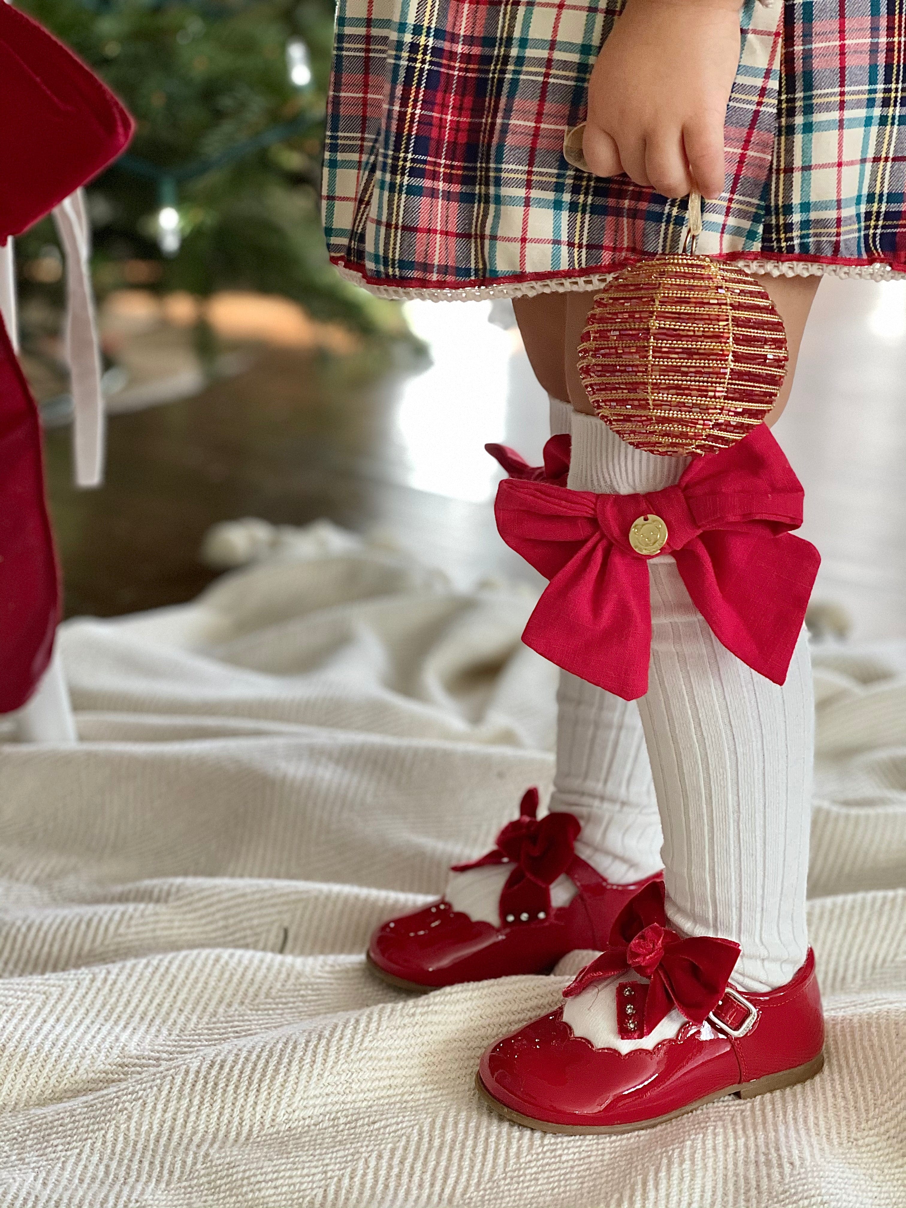 Emma Linen Bow Socks - Image 21