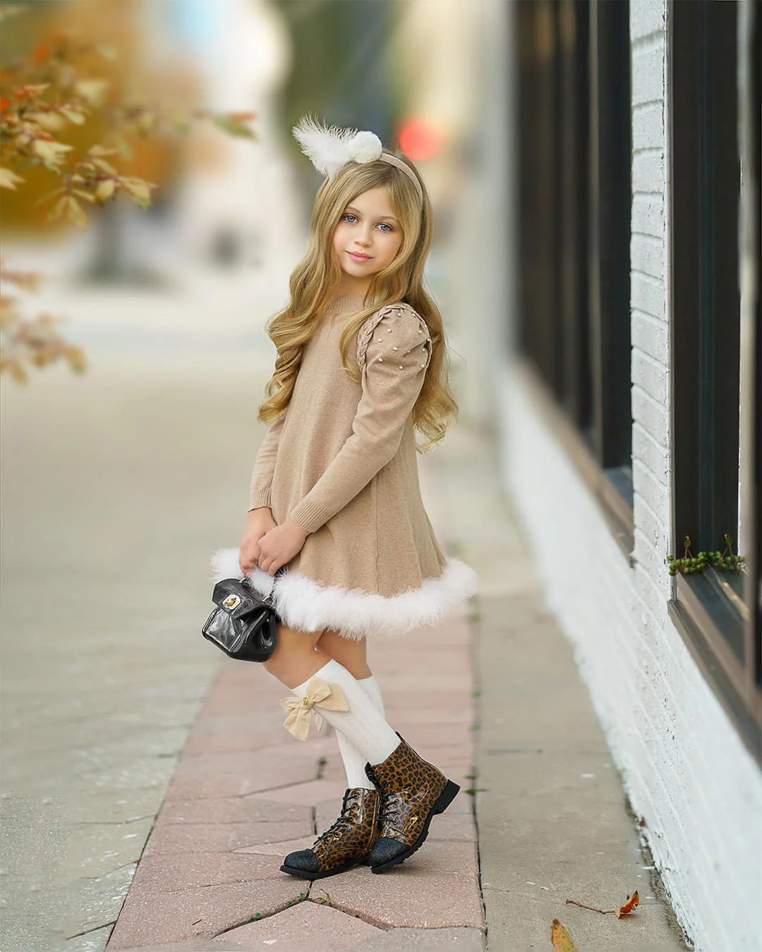 Emma Linen Bow Socks - Image 7