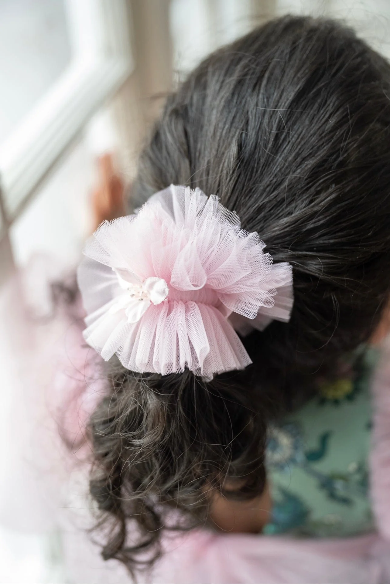 Eva Tulle Hair Scrunchie - Image 2