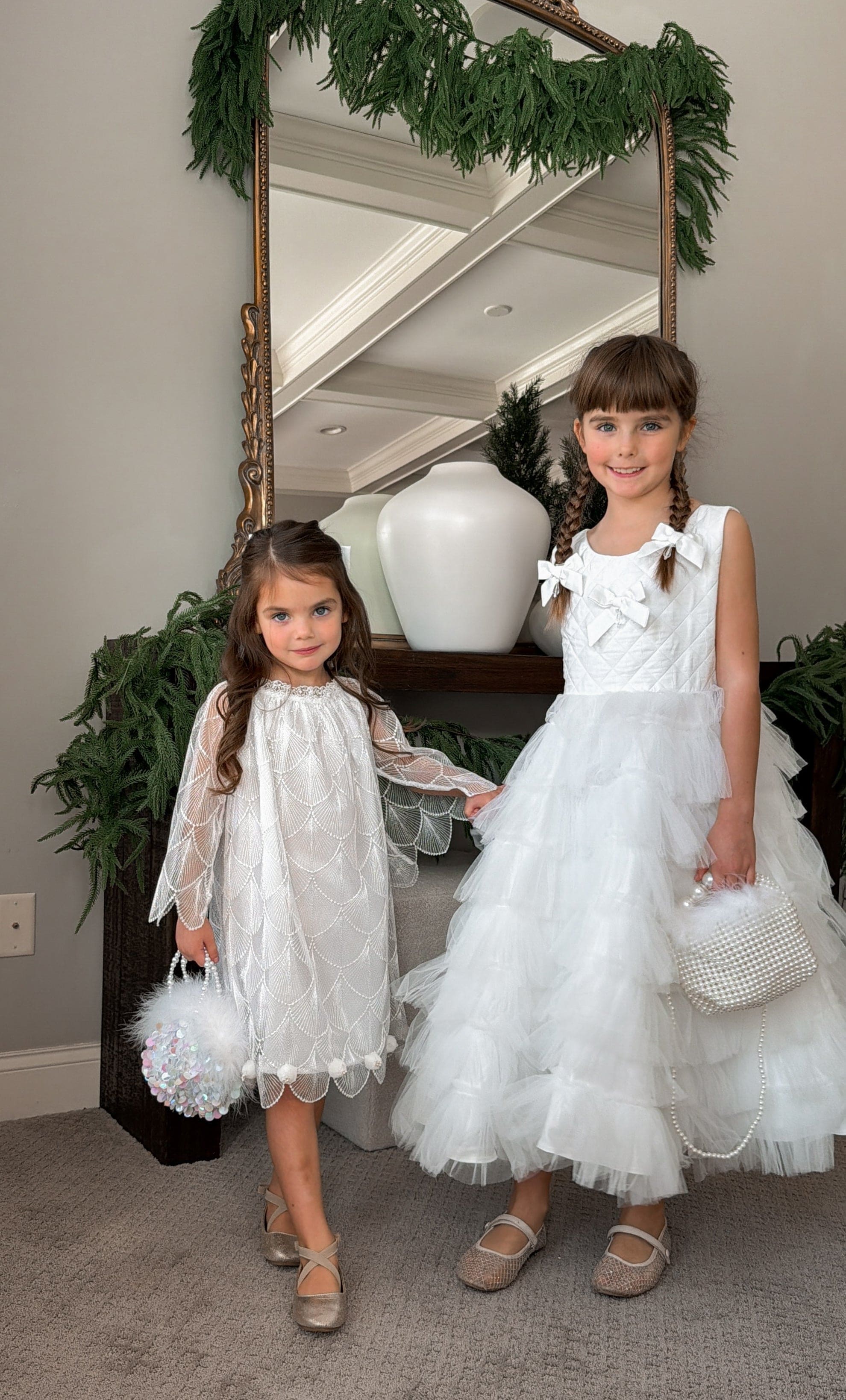 Faith White Scallop Dress - Image 17