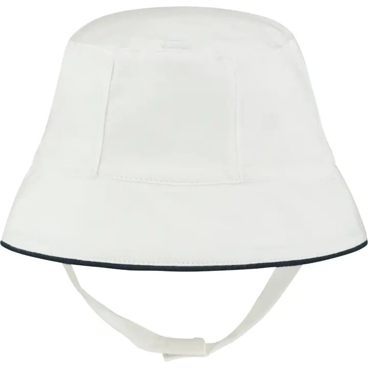 Farley Boys White Bucket Sun Hat - Image 2
