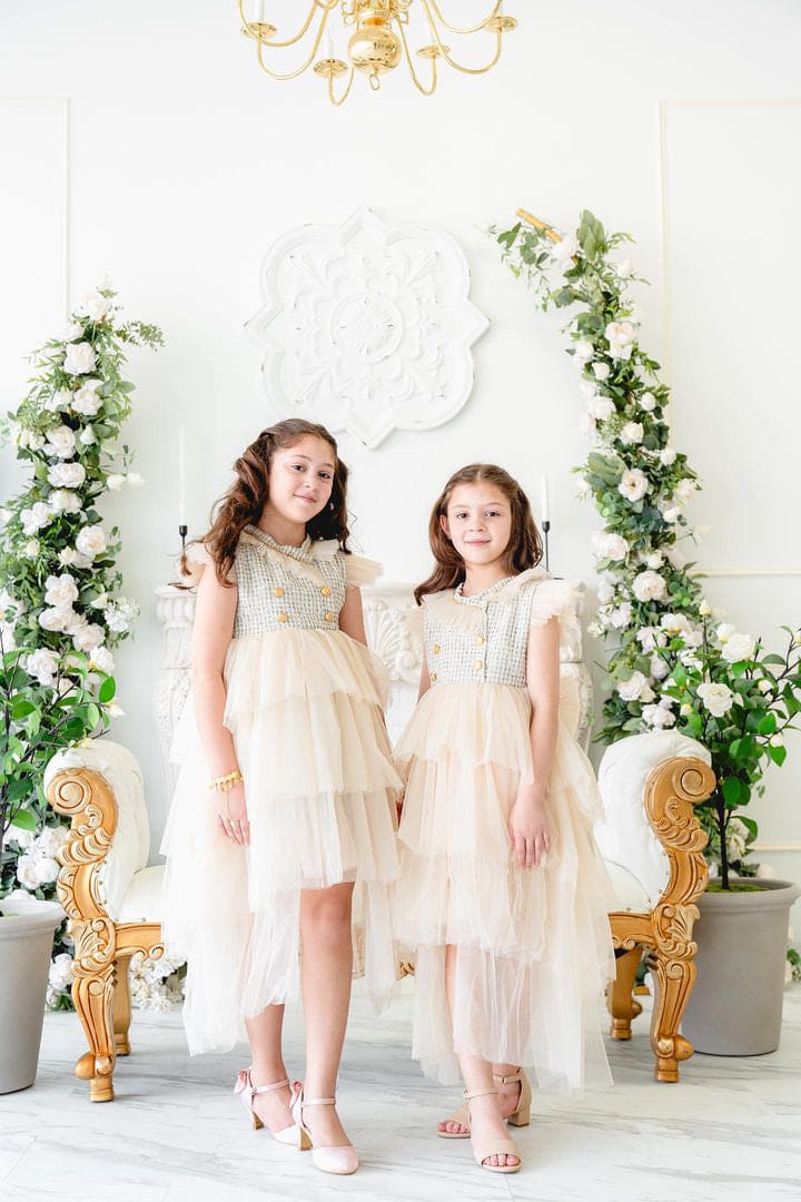 Fira Tweed and Tulle Dress - Image 20