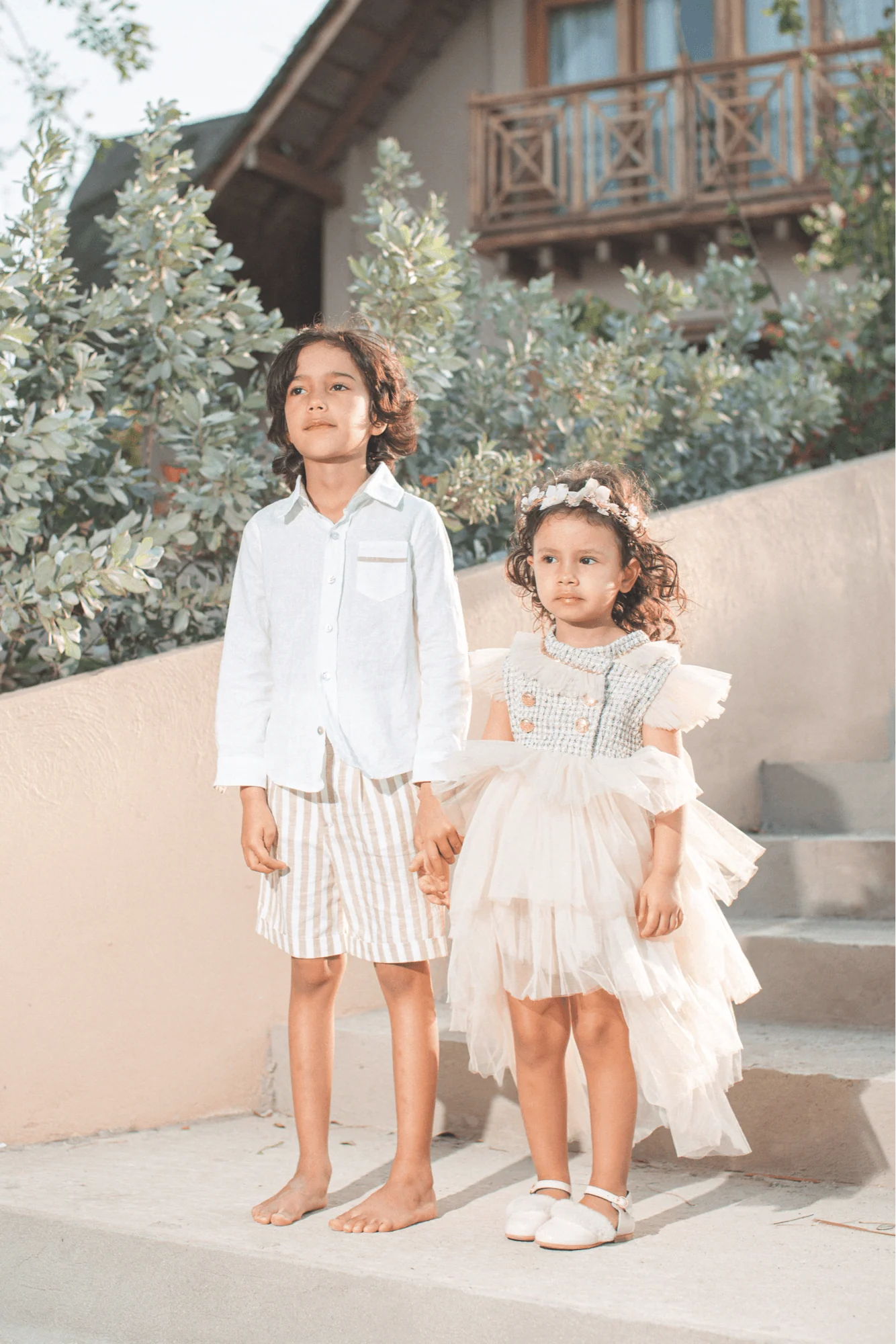 Fira Tweed and Tulle Dress - Image 21