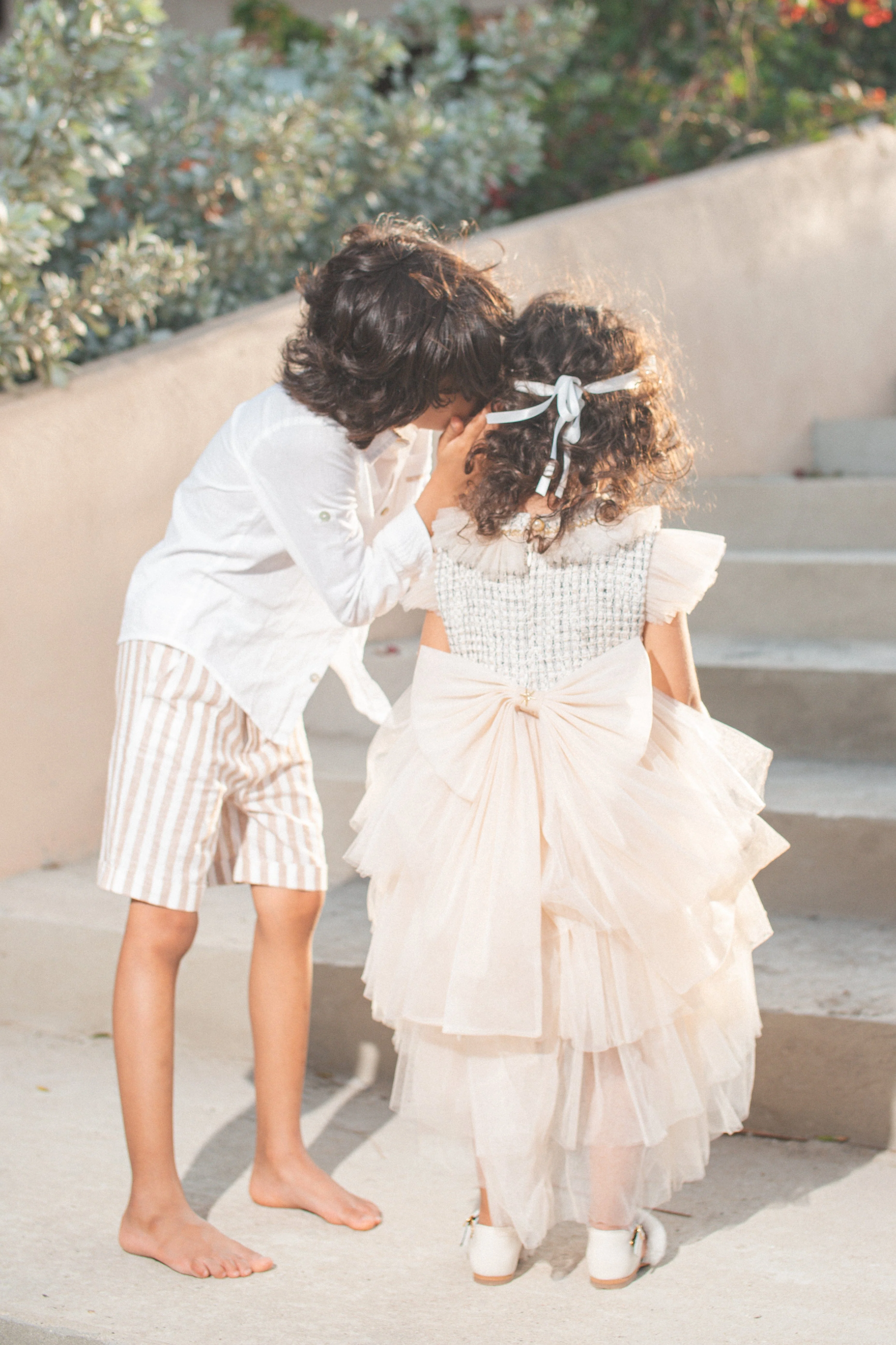 Fira Tweed and Tulle Dress - Image 22
