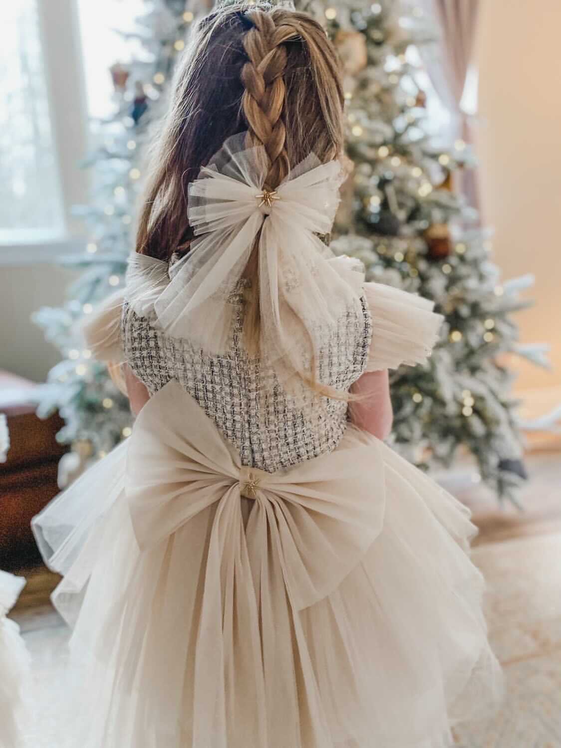 Fira Tweed and Tulle Dress - Image 25
