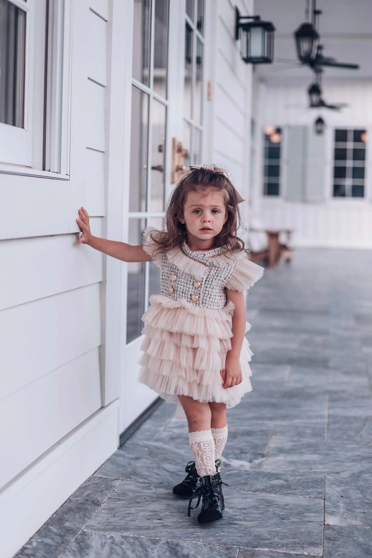 Fira Tweed and Tulle Romper - Image 19