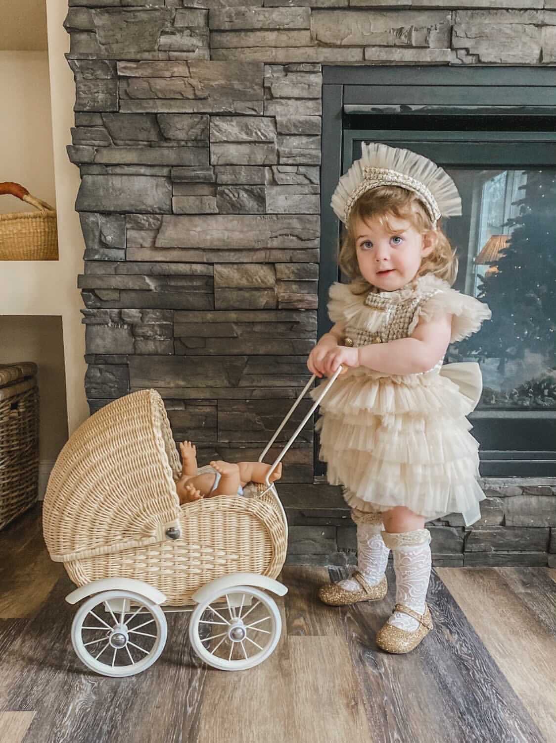 Fira Tweed and Tulle Romper - Image 20