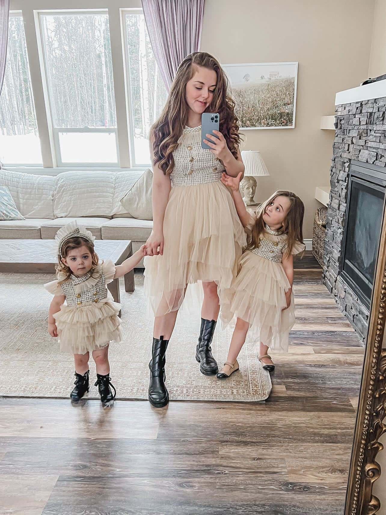 Fira Tweed and Tulle Romper - Image 34